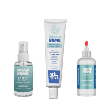 NoPainNumb Cream + Gel + Spray Trio