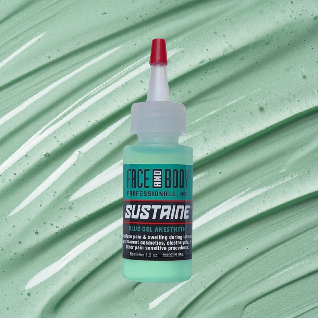 Sustaine FACE AND BODY Blue Gel 1.2 Ozs