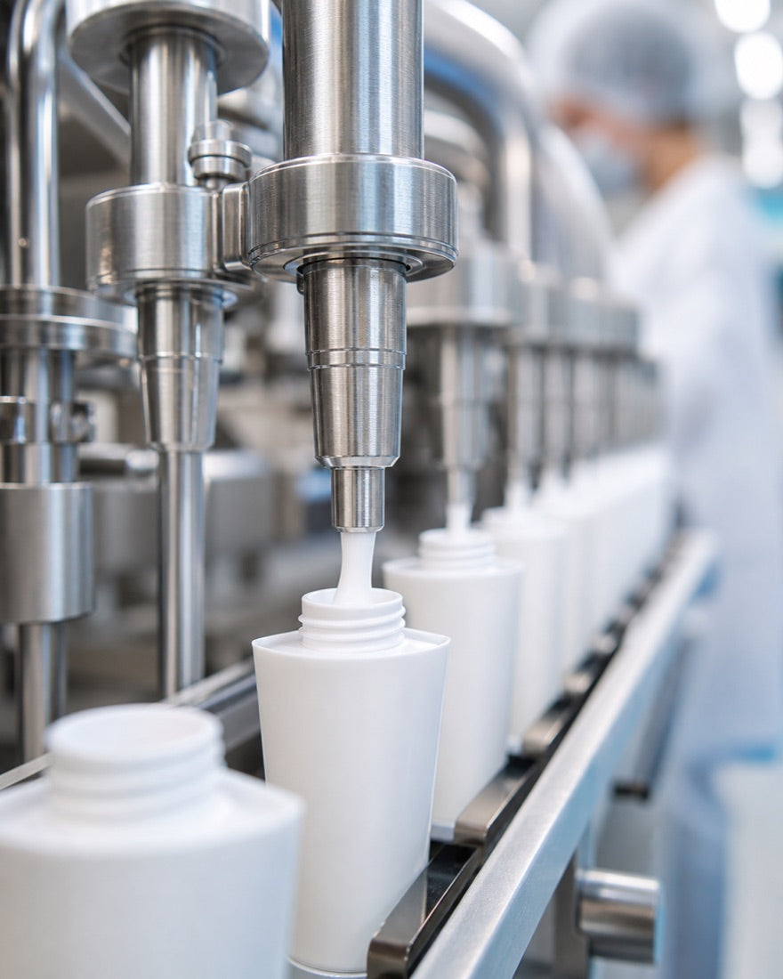 Filling line producing No Pain Numb tubes